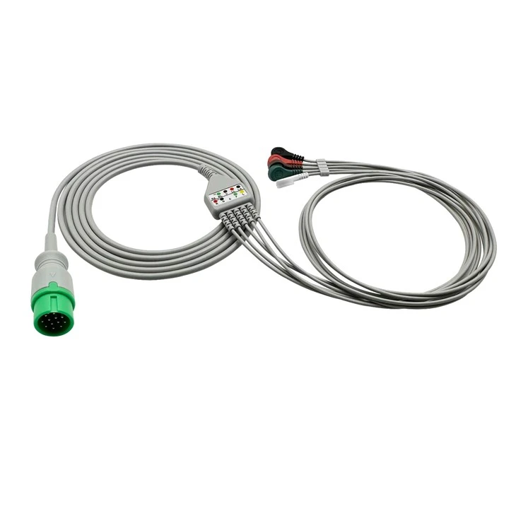 BIOLIGHT 12-Pin 5-Lead ECG/EKG Trunk Cable – Premium Compatible Replacement For Advanced Cardiac Monitoring suppliers