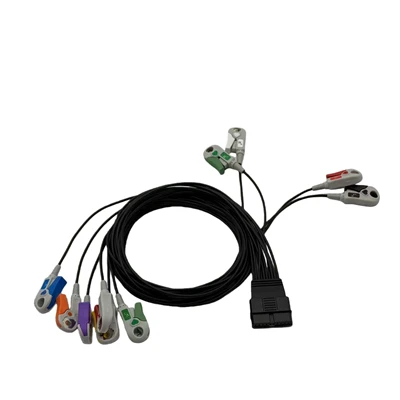 Cáp Holter 10 dây dẫn Schiller Ecg Tương thích với MS-12/Cardiovit Ft-1