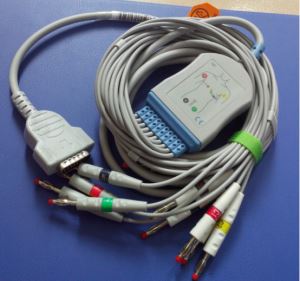 GE-Marquette MAC500 10lead EKG Cable, IEC, chuối từ Nhà máy