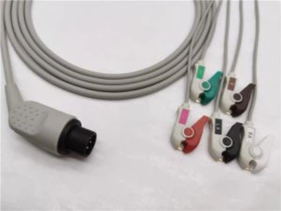 Cáp chuyển đổi AAMI ECG Cáp 5 đầu dẫn