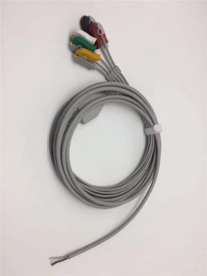 Đa năng (Không có đầu nối) Dây dẫn cáp ECG 5 Đoạn dẫn