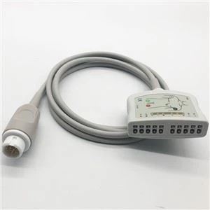 Cáp đường trục IEC / AHA Edan Elite V8 EKG / ECG